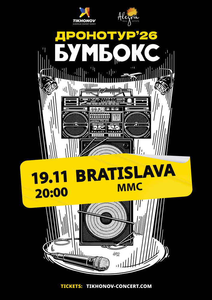 Boombox — Dronotour 2026 · Bratislava